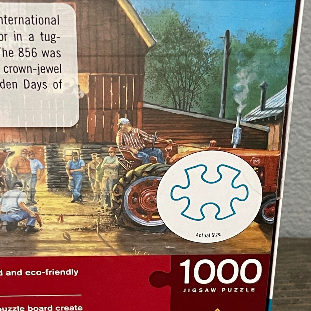 Master Pieces McCormick‎ International Tractor Puzzle 1,000 Pc "The Rematch - Picture 5 of 8